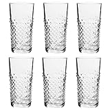 Libbey Carats - Vasos de cóctel (420 ml, 6 Unidades, Aptos para lavavajillas)