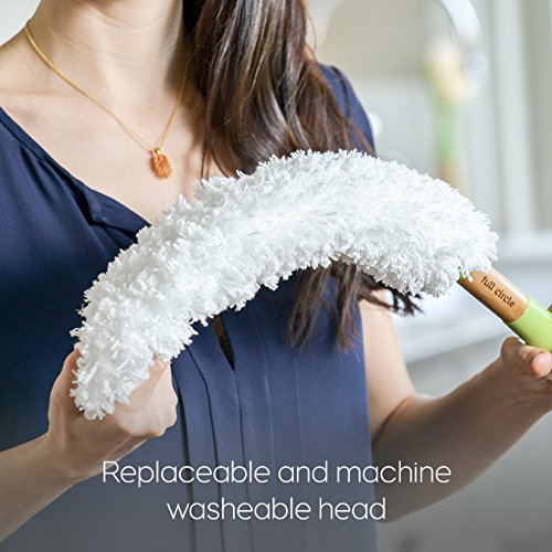 Image of Full Circle Dust Whisperer Washable Microfiber Duster, Green (Pack of 2)
