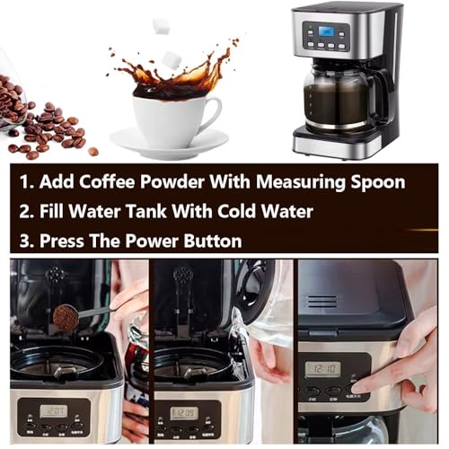 Cafetera de goteo programable 12 tazas 1.8 L miniatura 6