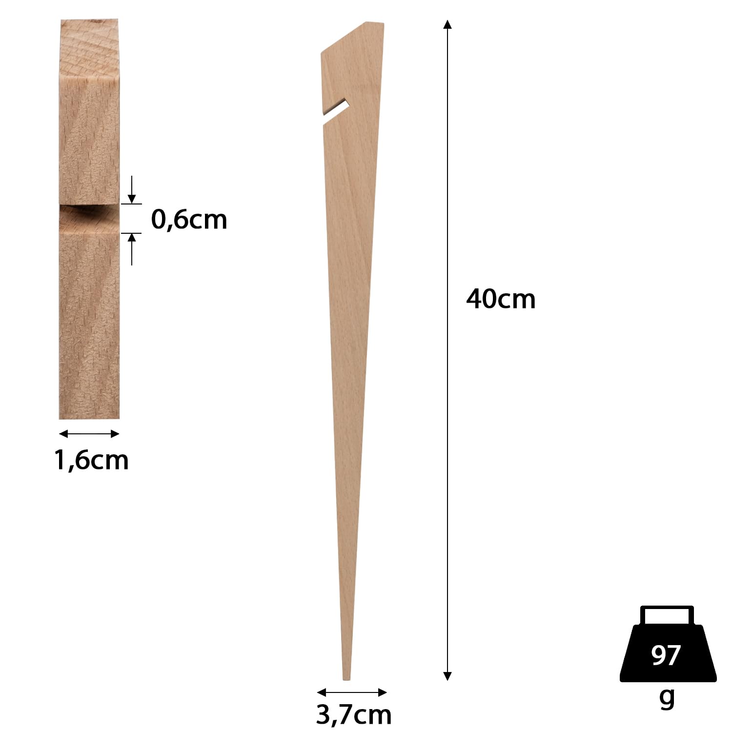 Śledzie do namiotu, drewniane, 40 cm, 20 sztuk, do piaszczystej podłogi, namiotu, namiotu, do przedsionka, śledzie napinające, odporne na warunki atmosferyczne, idealne na plażę i miękkie podłoża
