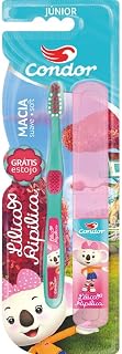 Escova Dental Infantil Escolar Lilica Ripilica 5 Anos ou Mais, Condor, Pink/Verde
