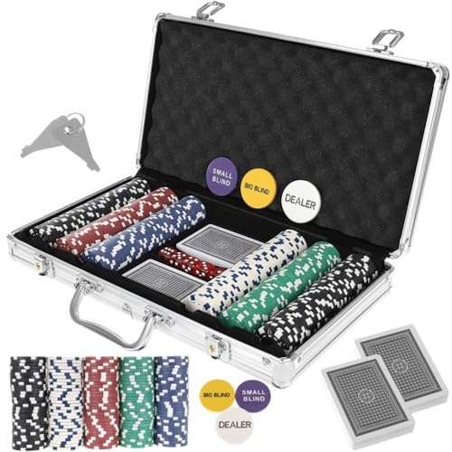 Jeu de poker 300 jetons pour animer vos soirées Texas Holdem entre amis