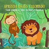 Aprenda Inglês colorindo: Cada página é uma aventura educativa (Portuguese Edition)