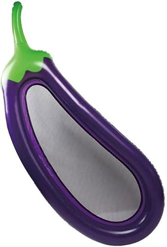 Miniatura 1 de VATTEA Swimming Pool Floats Summer Swimming Pool Floating Inflatable Eggplant Mattress Swimming Ring Circle Island Cool Water Party Toy