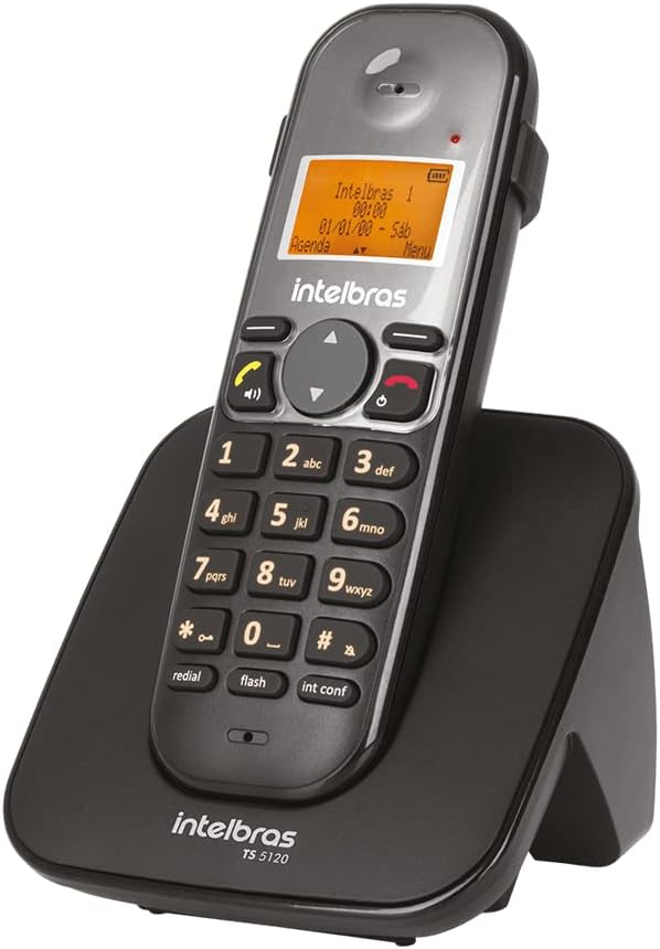 Telefone Digital Sem Fio TS 5120 Preto Intelbras