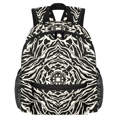 Sac à dos pour enfants avec bretelles réglables et motif zèbre