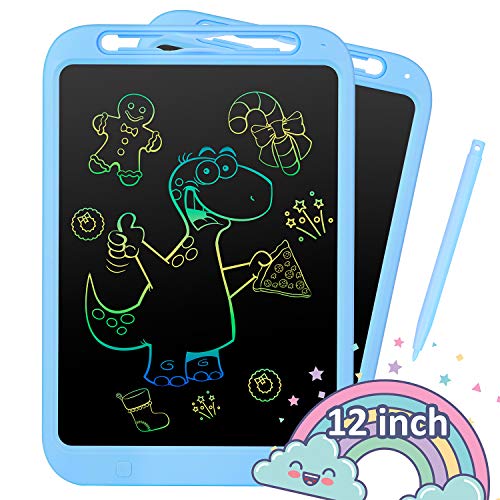 Writing Tablet 12 Inch for Kids, LCD Colorful Doodle Board Drawing Pad Reusable