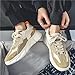 GSIGUL Men's Running Shoes Tennis Walking Shoes Athletic Gym Casual Shoes Fashion Sneakers for Men Khaki Size 9
