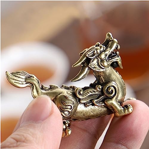 Estatua Feng Shui Dragón PiXiu 2 Piezas miniatura 5