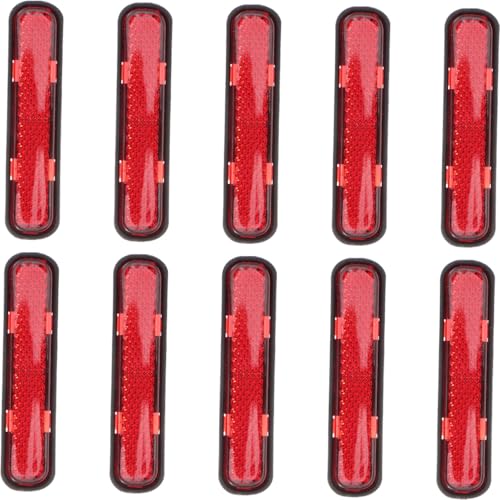 10 reflectores tornillo para autos y bicicletas miniatura 1