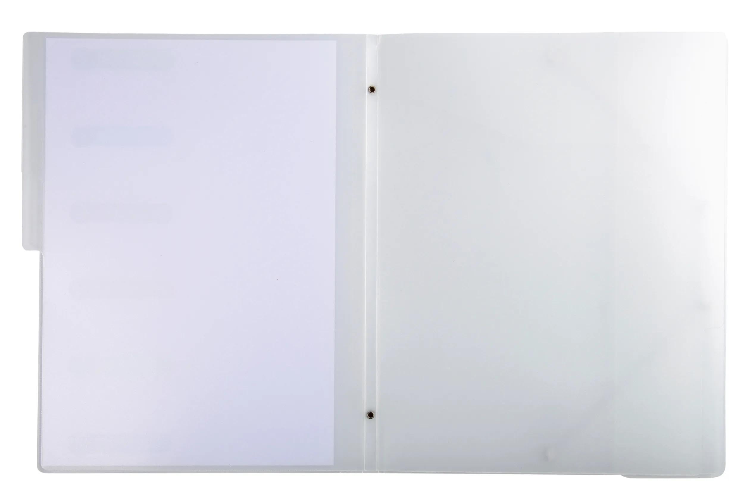 Exacompta - Réf. 56177E - Carton de 10 trieurs Chromaline - 3 rabats - avec élastiques et fenêtres découpées - couverture et intérieur en PP - 6 compartiments - dim 25x32cm - A4 - incolore