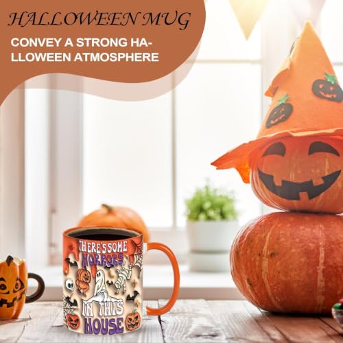 Taza de café Halloween de 35 Cl para chocolate caliente con cerámica de gran retención 3