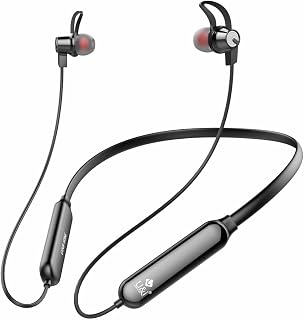 U & I Prank 30Hrs Music Time Wireless Neckband Bluetooth Headset (Black, in The Ear)
