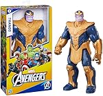 Marvel Avengers Titan Hero Series Blast Gear Deluxe Thanos Action Figure, 12-Inch Toy, Inspired By Marvel Comics, for Kids Ages 4 and Up