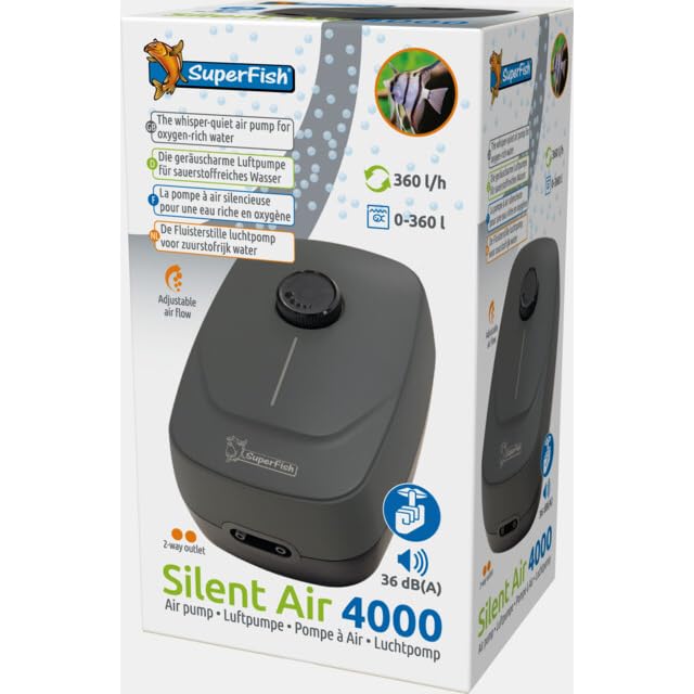 Superfish Pompe à air silencieuse 4000