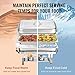 Vevor 8 Quart Chafing Dish Buffet Set Full Size Rectangular Chafer for Catering, 6 Packs, Silver : Home & Kitchen