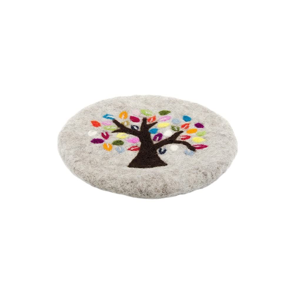 Sacred EssenceTree Of Life 21cm Felt Mat