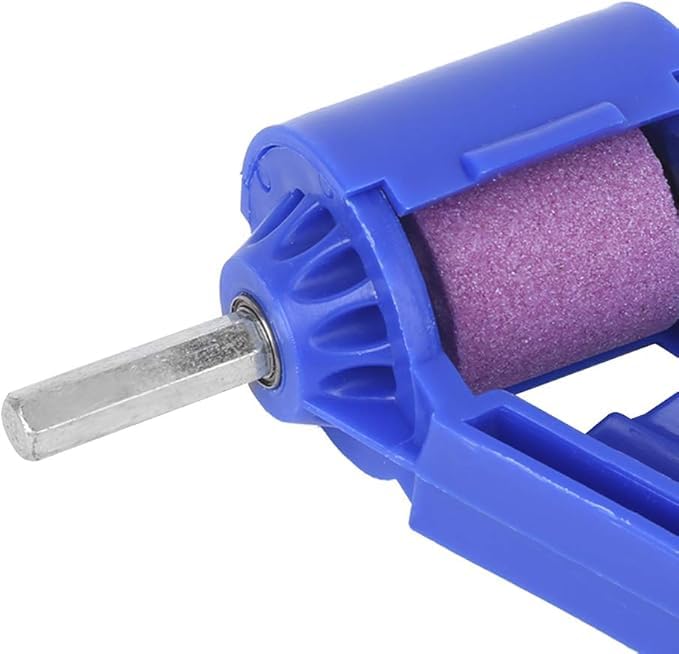 Nekuba Matkap Ucu Bileme Aracı, Taşınabilir El Matkap Kalemtıraş, 2.0-12.5mm, Mavi