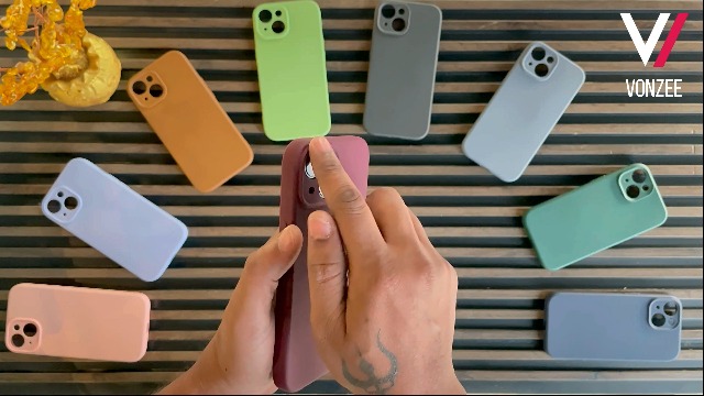 VONZEE Compatible with iPhone 15 Case with Upgraded Camera