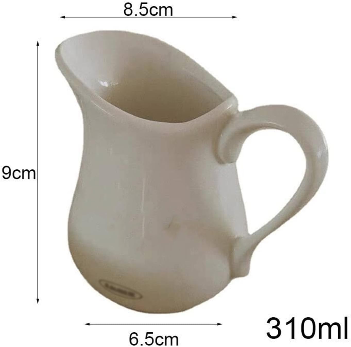 Jarra de Leche, Salsera, Taza de Agua, Jarra, cremera, café, azúcar, Salsa, Grande, 310 ml, cerámica, Letra Impresa, Espresso, té de la Tarde, café, espumador