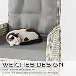 Patioco Rattan Sessel-Set Grau mit verstellbarer Lehne