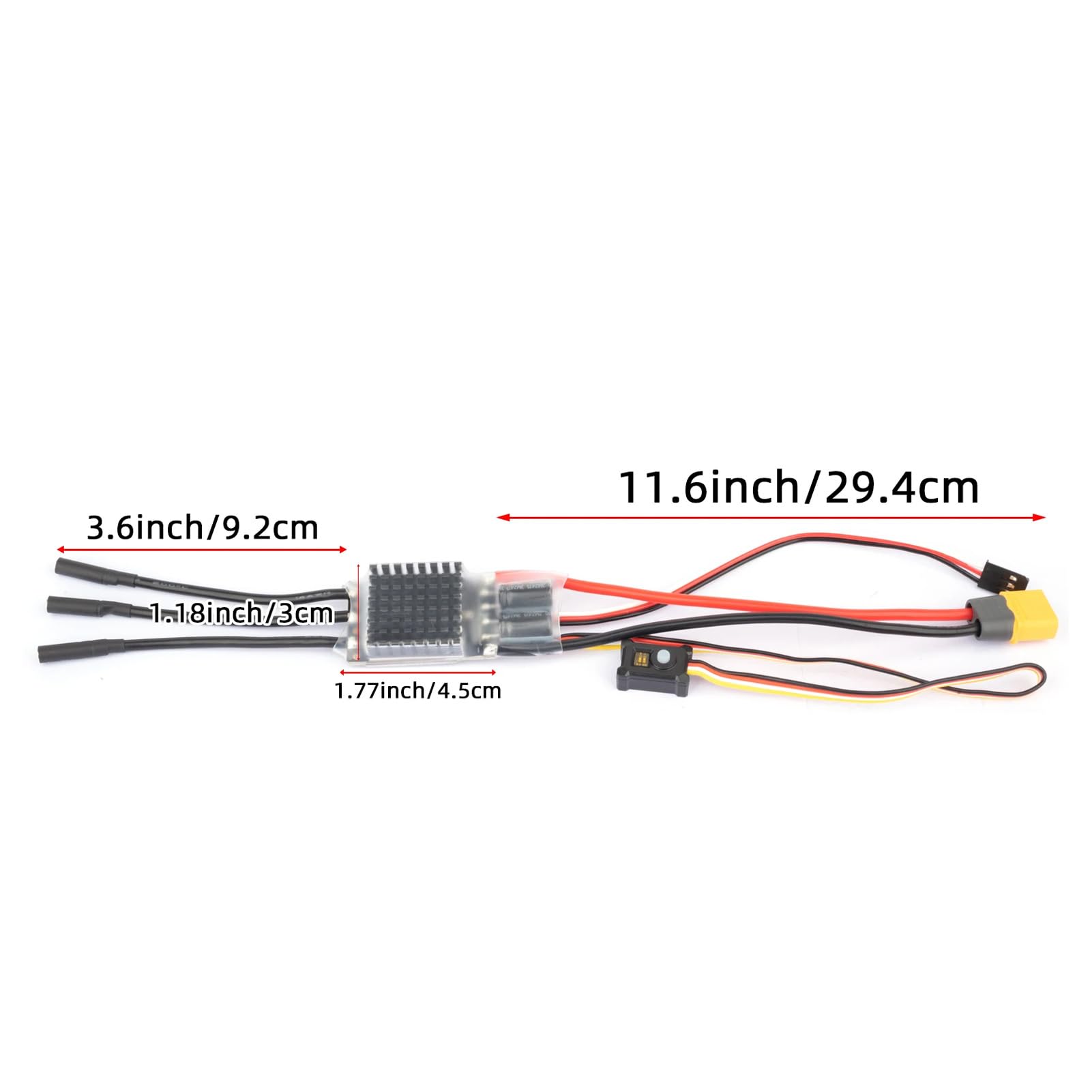 Sonew Silnik Bezszczotkowy Outrunner 2250KV, Regulator ESC 80A, Niska