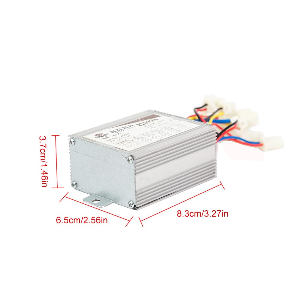 Centralina Monopattino Elettrico Controller spazzolato for motore elettrico for bici elettrica DC 24V/36V/48V 250/350/500W/1000W for accessorio controller for bicicletta, scooter ebike