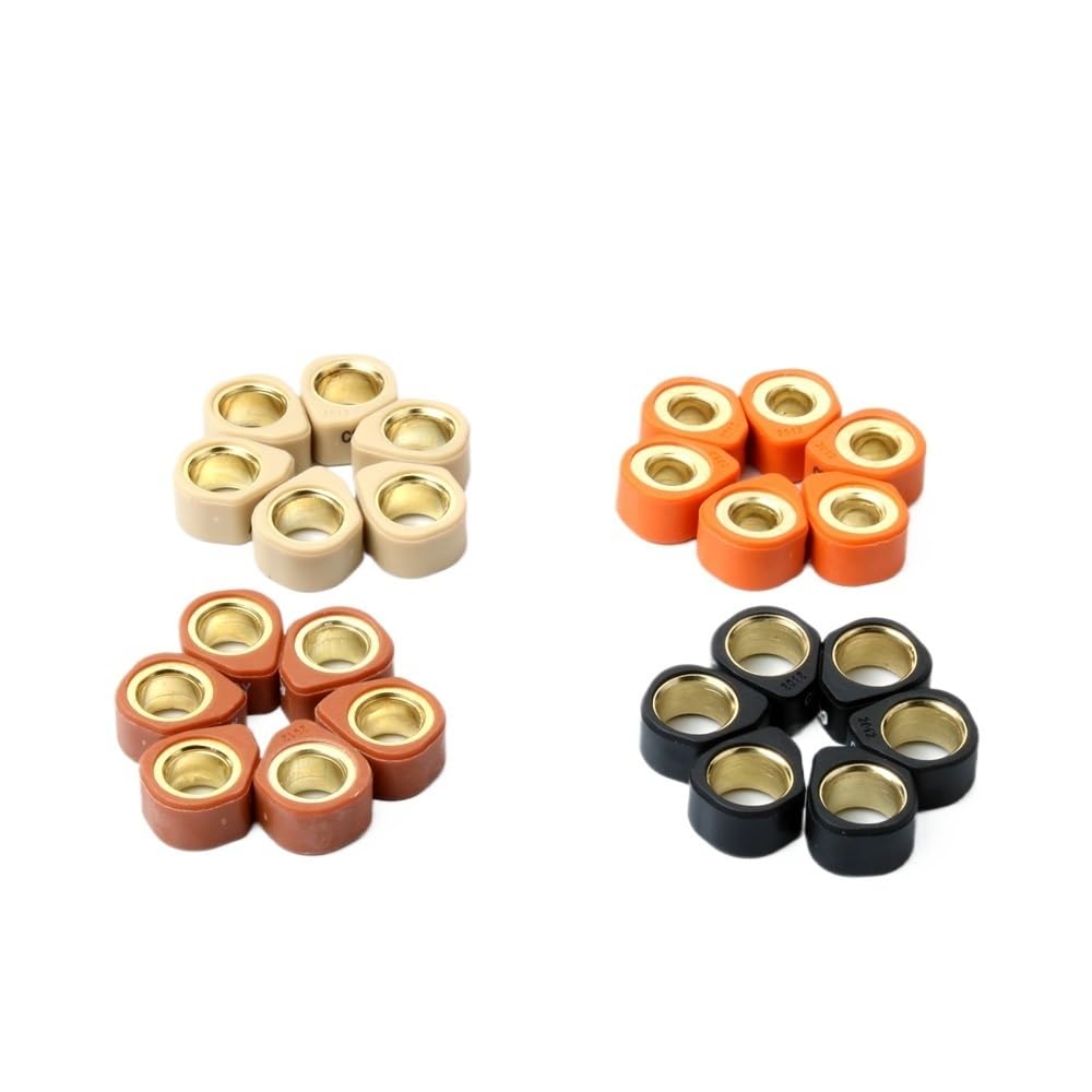 Set di 6 rulli for variatore, pesi 20x12 mm, 9 g, 11 g, 13 g, 16 g, adatti for scooter e motociclette 125, 125 cc, jet 150 cc.(20x12mm 9g)