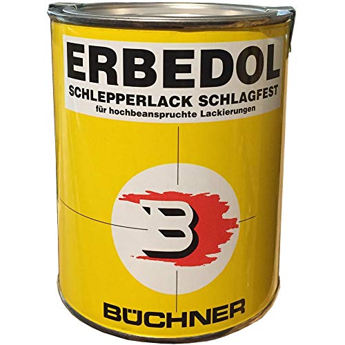 Erbedol Schlepperlack John Deere GELB 1122 Büchner Lack Kunstharzlack Farbe 750ml 0323 3858