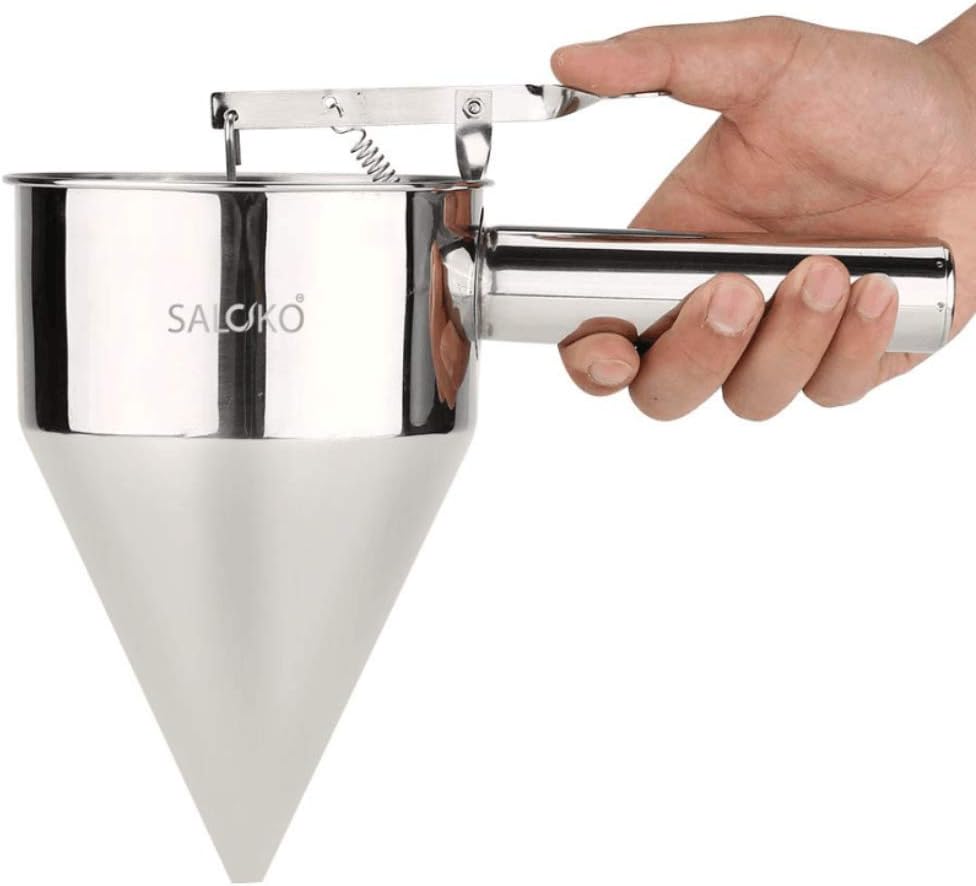SALCKO Sel Roti Maker, Traditional Nepali Soli Machine - Silver