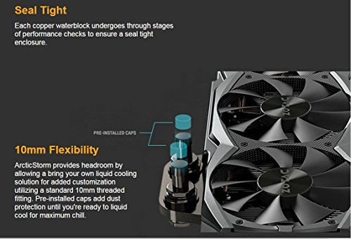 Zotac GeForce GTX980TI ArcticStorm Scheda Grafica, 6GB, 384bit, Nero - Scheda video - Immagine 11