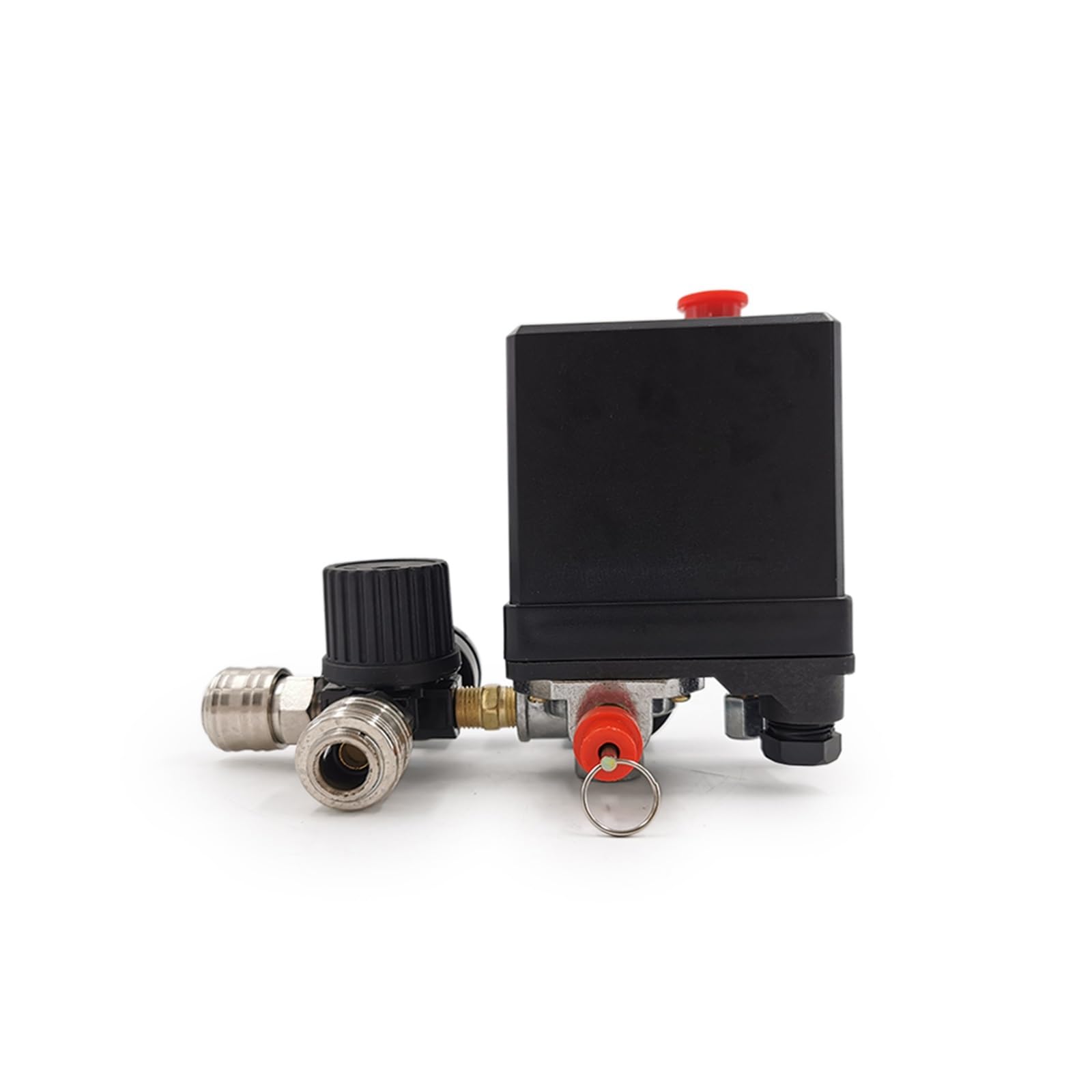 240 V / 380 V Dauerhafter Regler Duty Air Compressor Pump Druckschalter Regelventil 7,25-125 PSI mit Manometer (Color : 220V)