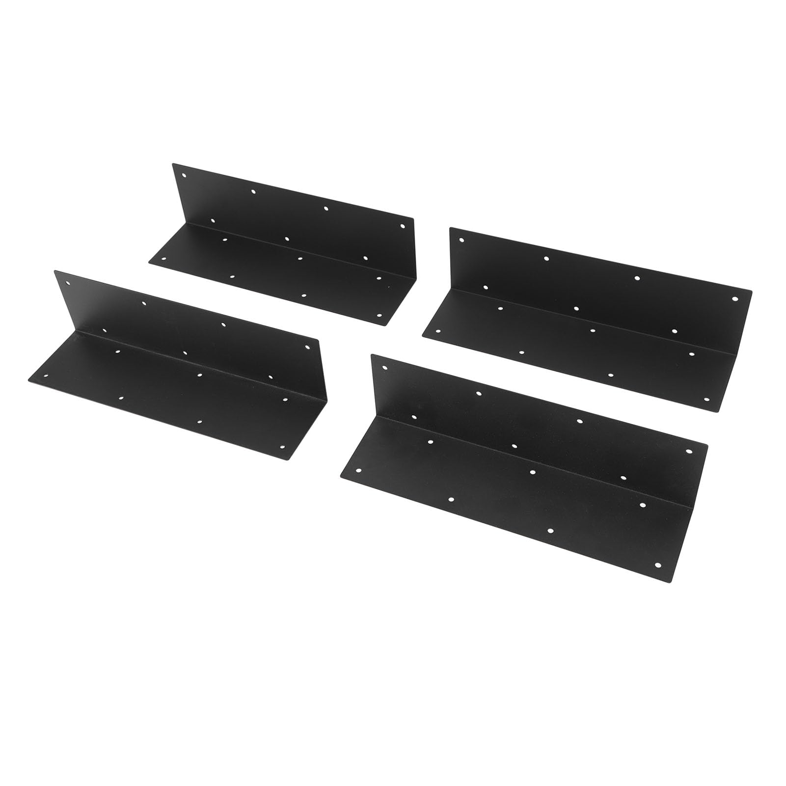 Set 4 Pezzi Staffe Angolari in Acciaio per Orto Rialzato – Supporti Metallici Robusti per Letti da Giardino 2024 Pollici con Design a Incasso