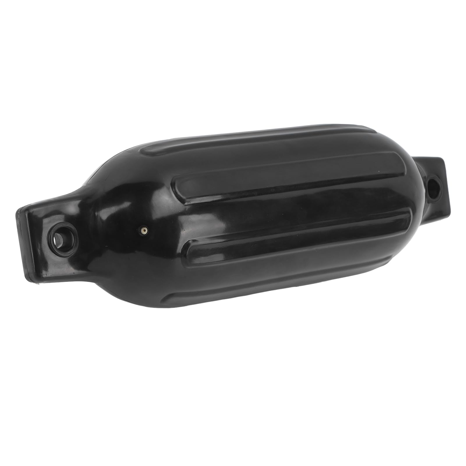 2 parabordi per imbarcazioni, 5,5 x 20 Pollici, parabordo Pneumatico Gonfiabile con Occhielli Doppi, Adatto a Yacht, Barche da Pesca e Barche a Vela, in PVC Nero, parabordo Marino