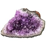 1 Stück Amethyst Drusensegment Rohstück einer Druse kleines Naturstück. Schöne Rohstücke ideal zum dekoration .