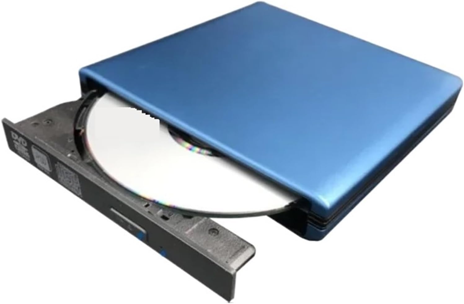 UHD 4K Blu-ray Burner USB3.0 External Optical DVD Drive Recorder RE/ROM 3D Blu-ray Player Writer Reader Easy to Use (Blue)