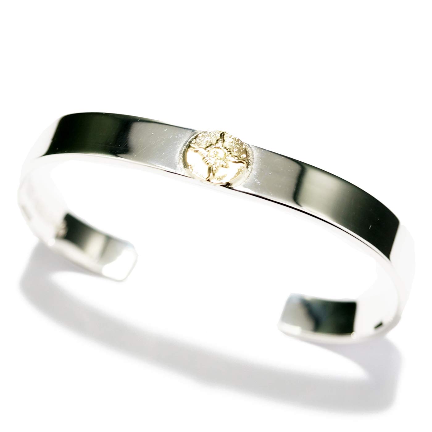 First Arrows 平打8mmプレーンバングル サイズM