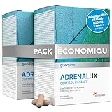Cortisol - Ashwagandha et Rhodiola Rosea - Magnesium, Piperina et Vitamine B6 - Stress - Anxiete - 120 Gélules - Adrenalux Sensilab