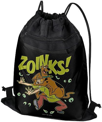 LOGOVISION Scooby Doo Zoinks Eyes Drawstring Backpack Sports Bag Sackpack 17