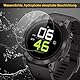 Beukei Panzer Schutz Glas für Garmin Epix/Epix Pro (Gen 2) 47mm, 4 Stück glass screen protector[Anti-Kratzen][Sans Bulless][Fingerabdruck kompatibel][9H Härte] display folie
