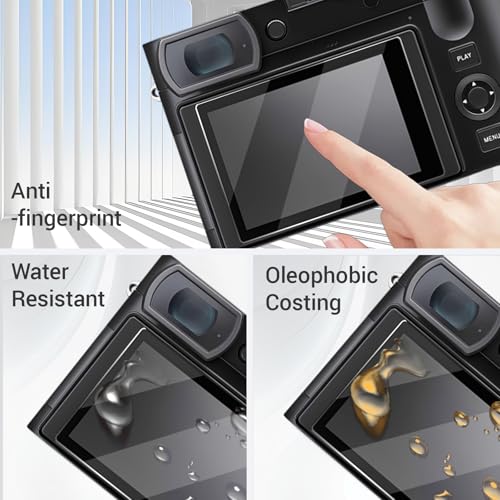 2 protectores de pantalla para Ricoh GR3 y GR III X en vidrio templado transparente 3