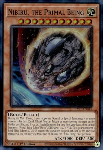 Nibiru, The Primal Being - RA01-EN015 - Super Rare - 1st Edition