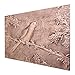 Kitchen Backsplash, A Bird on the Tree Branch Copper Backsplash, Custom Copper Backsplash Panel, Handmade Copper Backsplash Tile, Indoor Outdoor Wall Decor (Copper)