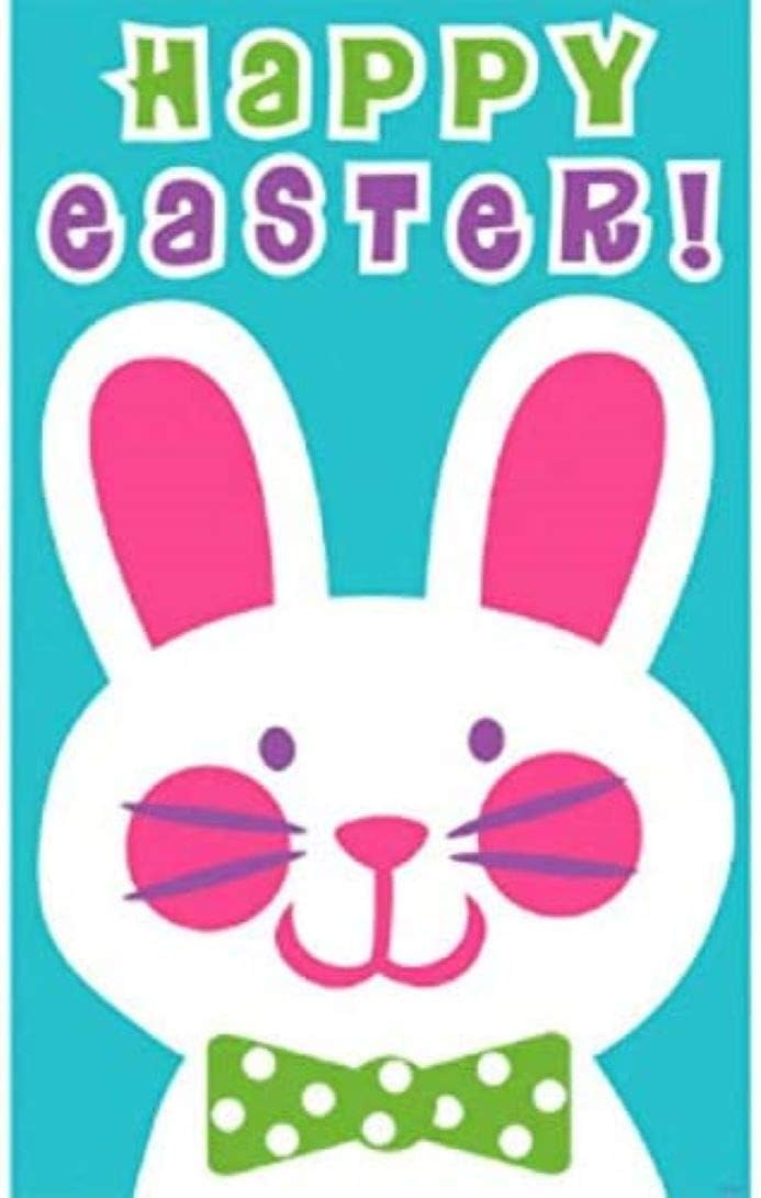 amscan Easter Bunny Multicolored Potato Sacks, 6 Ct. | Party Accessory