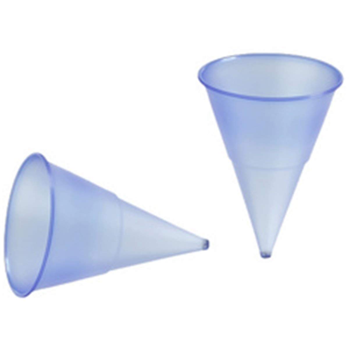 Papstar 19618 - Coppe Appuntite Blue Cone PP, Bicchieri di Plastica, 115 ml, ø 7,03 x 9,5 cm, 1000 Pezzi, Colore: Blu