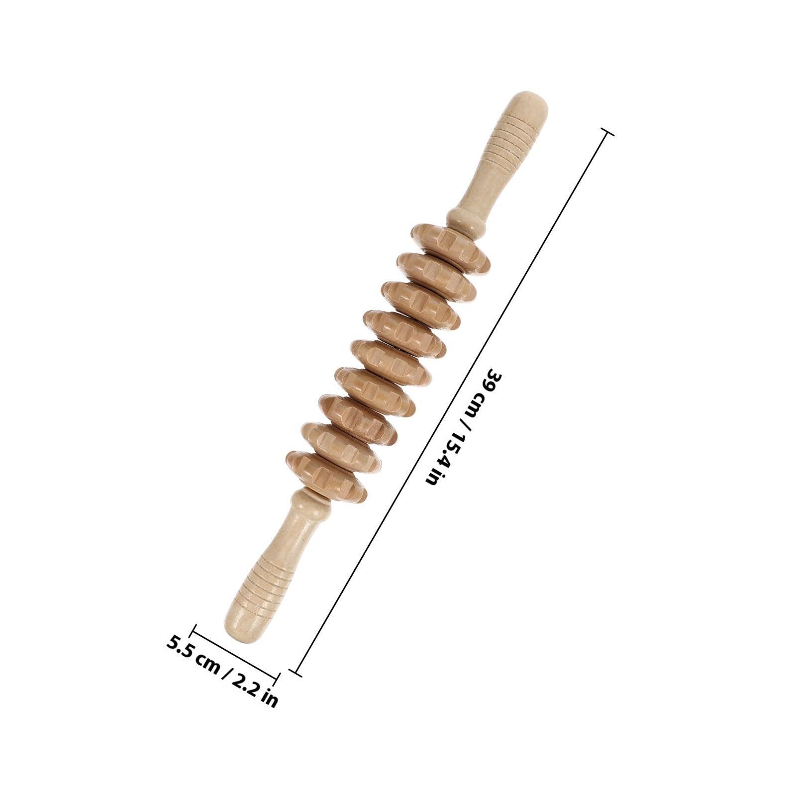 BESPORTBLE Tabla de Raspado Gua Sha de Madera, Palo de Masaje Corporal, Kit, Simple y Ligero, para Uso Doméstico, Masaje de Puntos de Acupuntura y Suelas