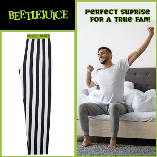 BEETLEJUICE Mens Pajama Pants Lounge Pants with Pockets Loungewear Sleepwear3