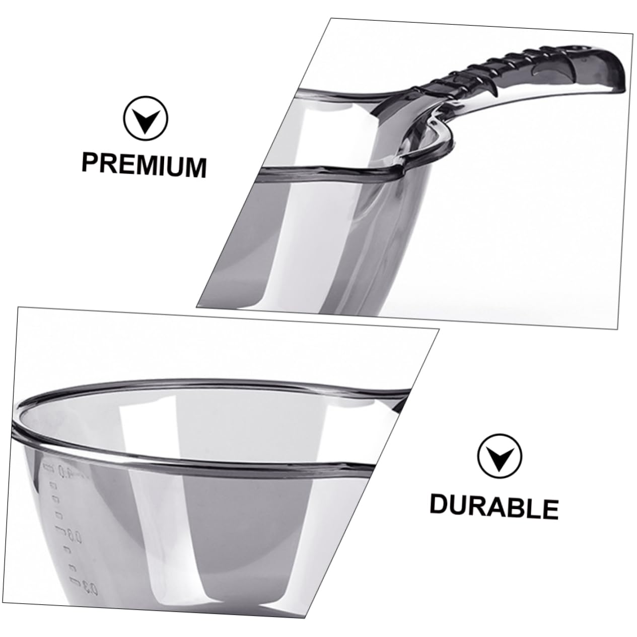 Verdickter Wasserlöffel aus PET für Küche und Baden