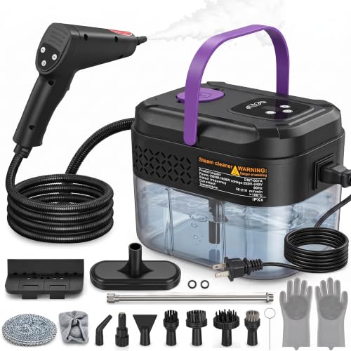Steam Cleaner for Home, Handheld Steam Cleaner with 10s Fast Heat-Up, 6-Level Adjustable Steam, Portable Steamer for Cleaning, Tile, Grout, Floor, Kitchen, Bathroom, Grease, Car Detailing - image 1