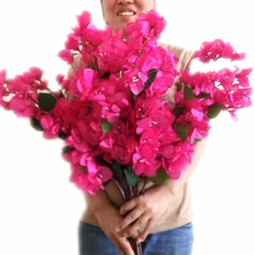 Gladiolus garden 5pcs Silk Bougainvillea Grabble Flower Fake